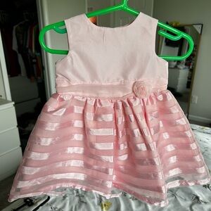 Carters Just One You Pink Striped Dress size 6 months